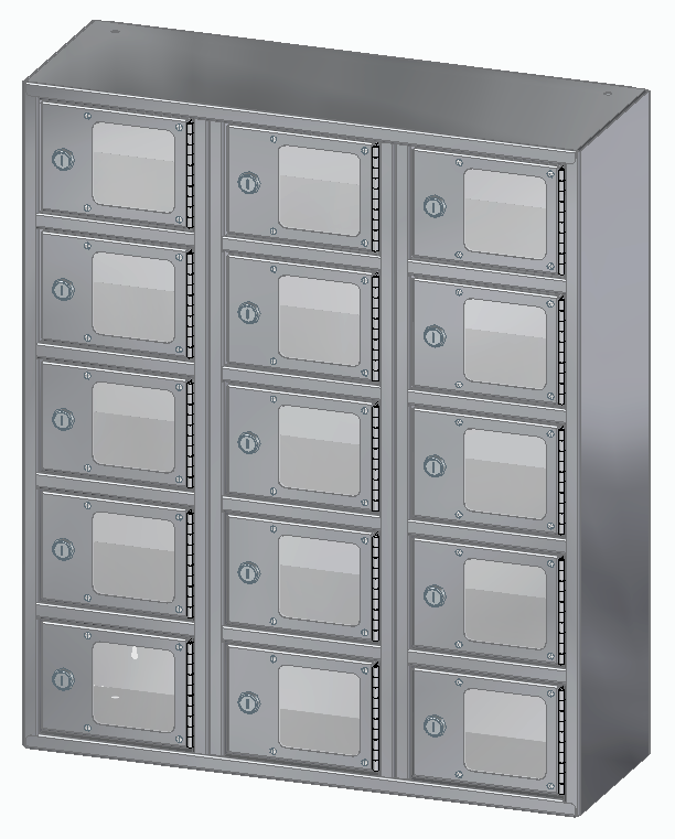 15 Compartment Locker